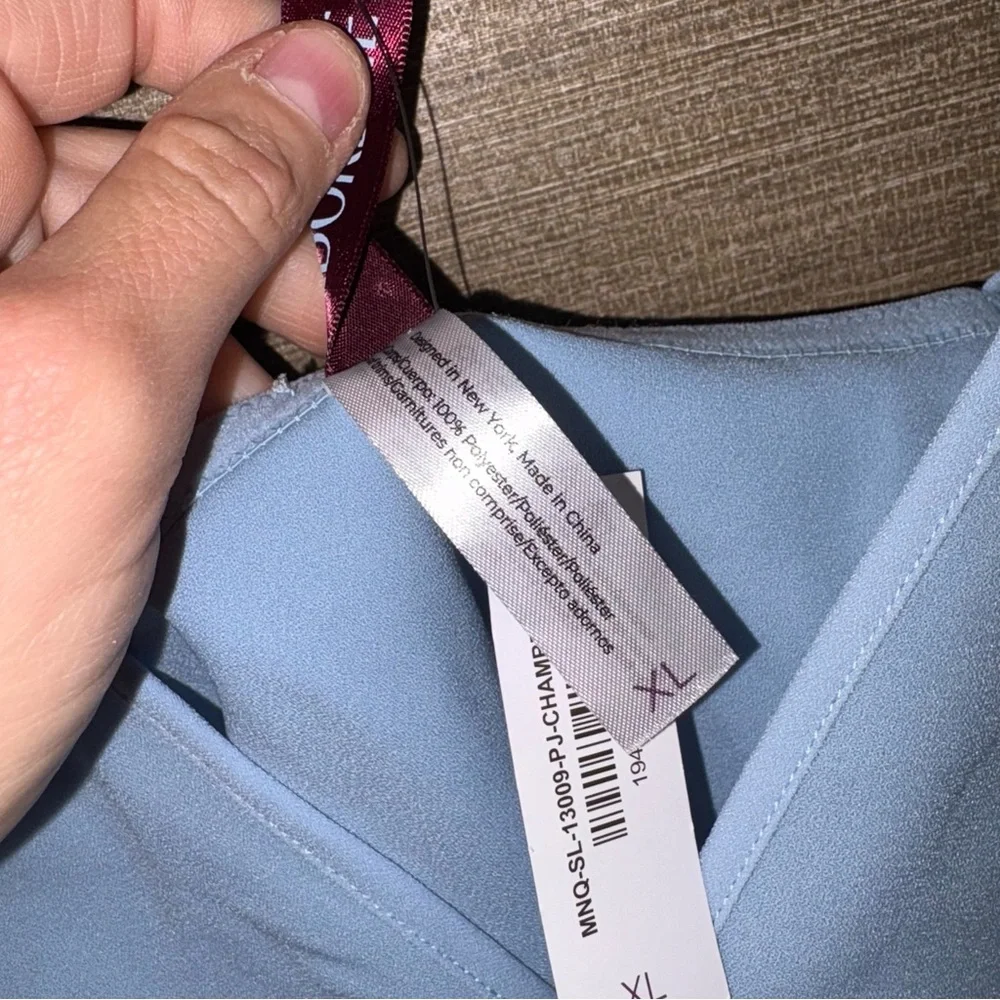 Adore me Brigita Unlined light blue nwt size medium